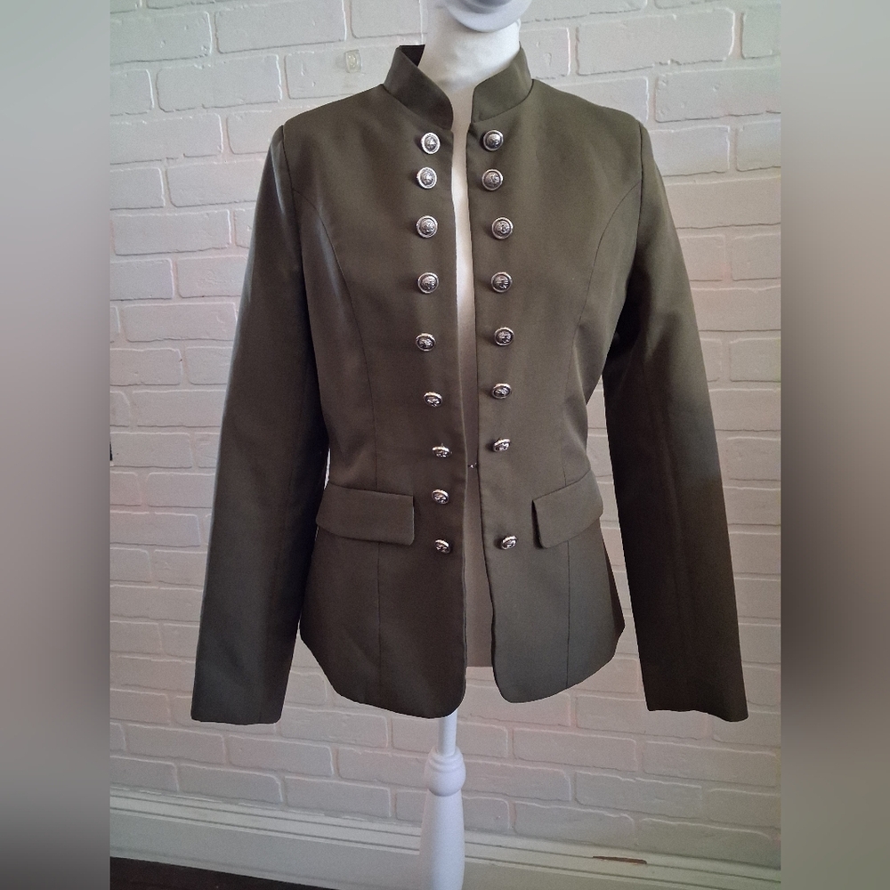 Olive Military Style Women's Jacket